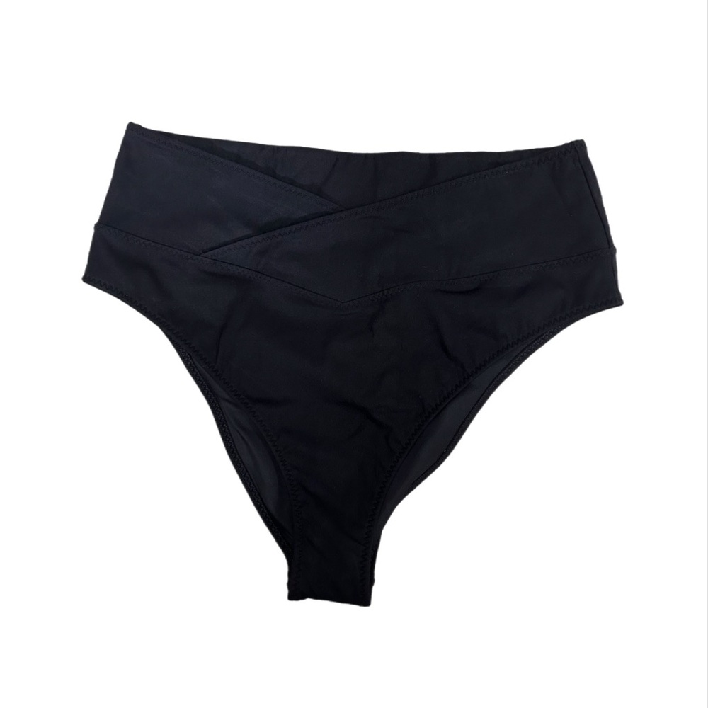 Fabletics High-Waisted Cross Over Swim Bottom - Picture 2 of 4
